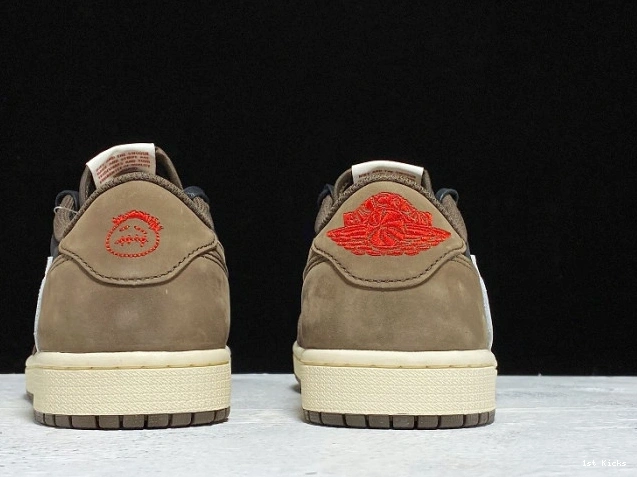 1st Kicks OG x Air CQ4277-001 Dark Scott Jordan 1 Travis Mocha SP Low 0719
